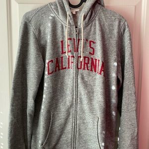 Levi’s Grey Zipper Hoodie